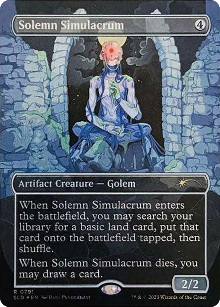 Solemn Simulacrum (0791) (Galaxy Foil) [Secret Lair Drop Series] | Rook's Games and More