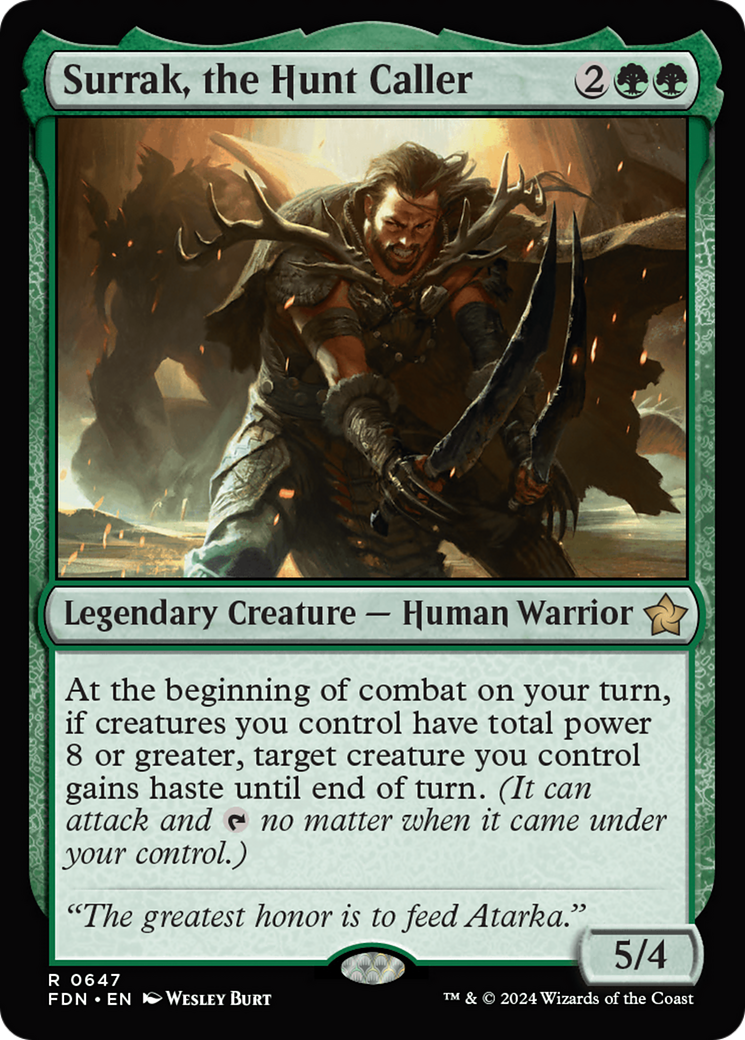 Surrak, the Hunt Caller [Foundations] | Rook's Games and More