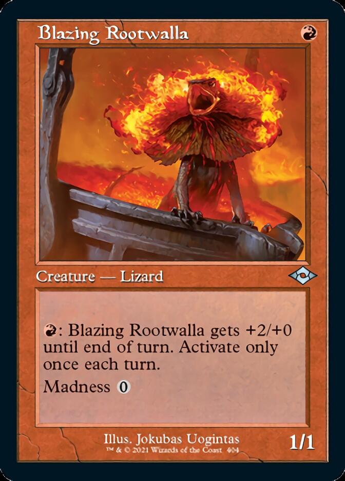 Blazing Rootwalla (Retro) [Modern Horizons 2] | Rook's Games and More