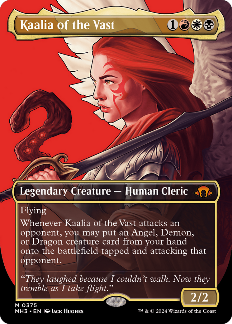 Kaalia of the Vast (Borderless) (0375) [Modern Horizons 3] | Rook's Games and More