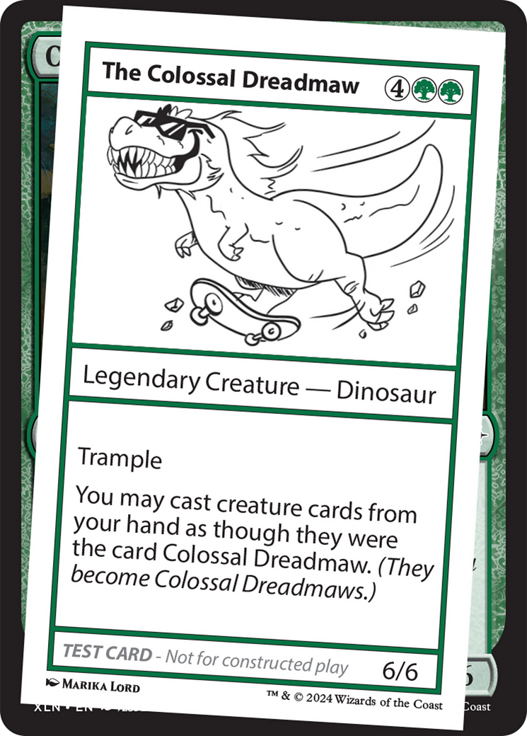 The Colossal Dreadmaw [Mystery Booster 2 Playtest Cards] | Rook's Games and More