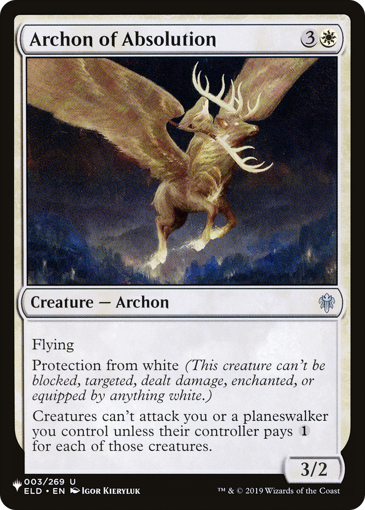 Archon of Absolution [The List Reprints] | Rook's Games and More