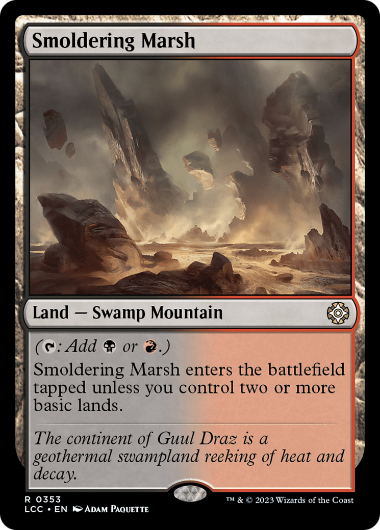 Smoldering Marsh [The Lost Caverns of Ixalan Commander] | Rook's Games and More