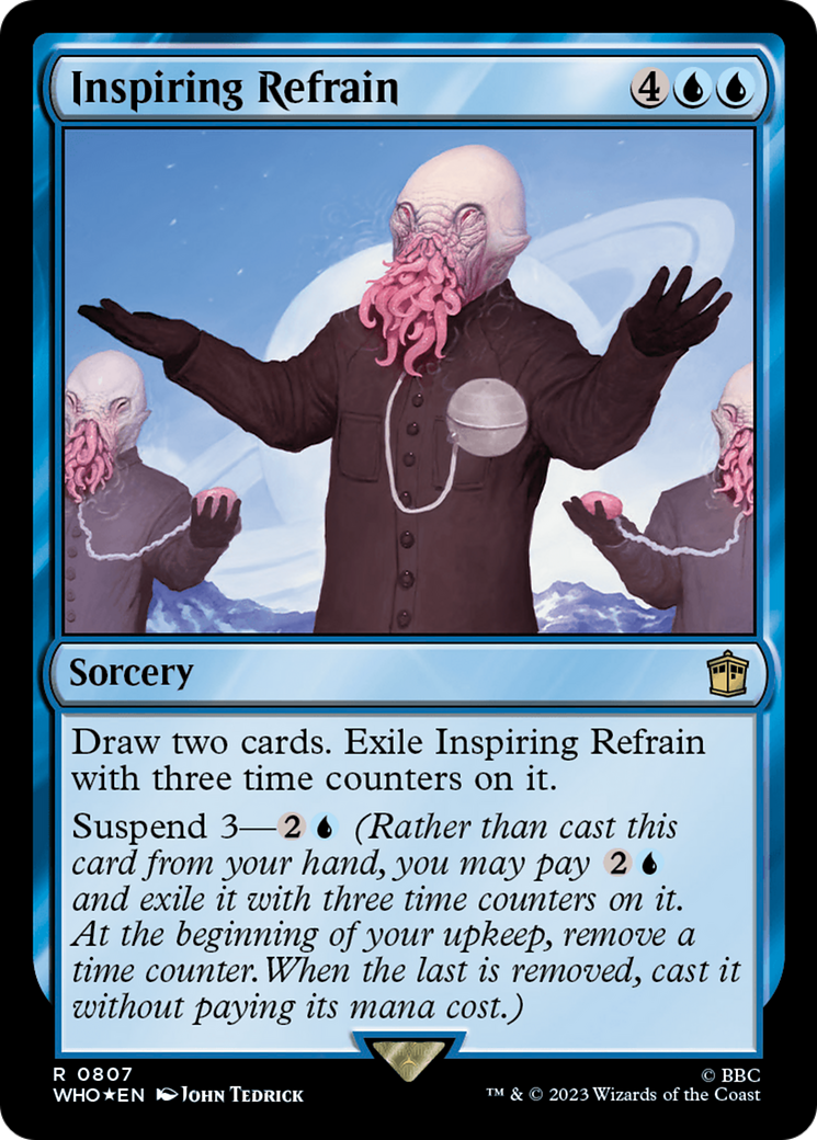 Inspiring Refrain (Surge Foil) [Doctor Who] | Rook's Games and More