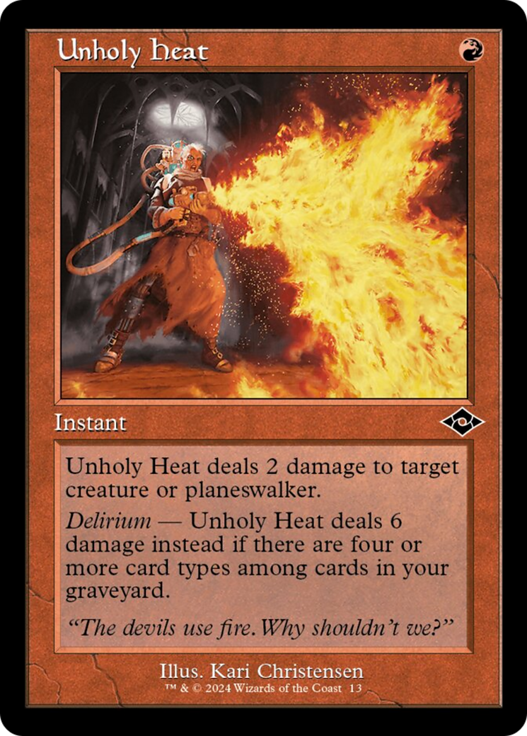 Unholy Heat (Retro) [Modern Horizons 2] | Rook's Games and More