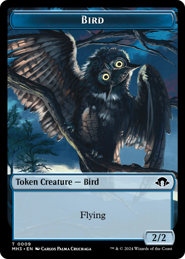 Eldrazi Spawn // Bird Double-Sided Token [Modern Horizons 3 Tokens] | Rook's Games and More