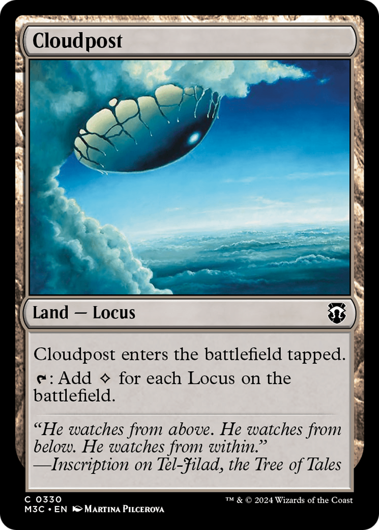 Cloudpost (Ripple Foil) [Modern Horizons 3 Commander] | Rook's Games and More