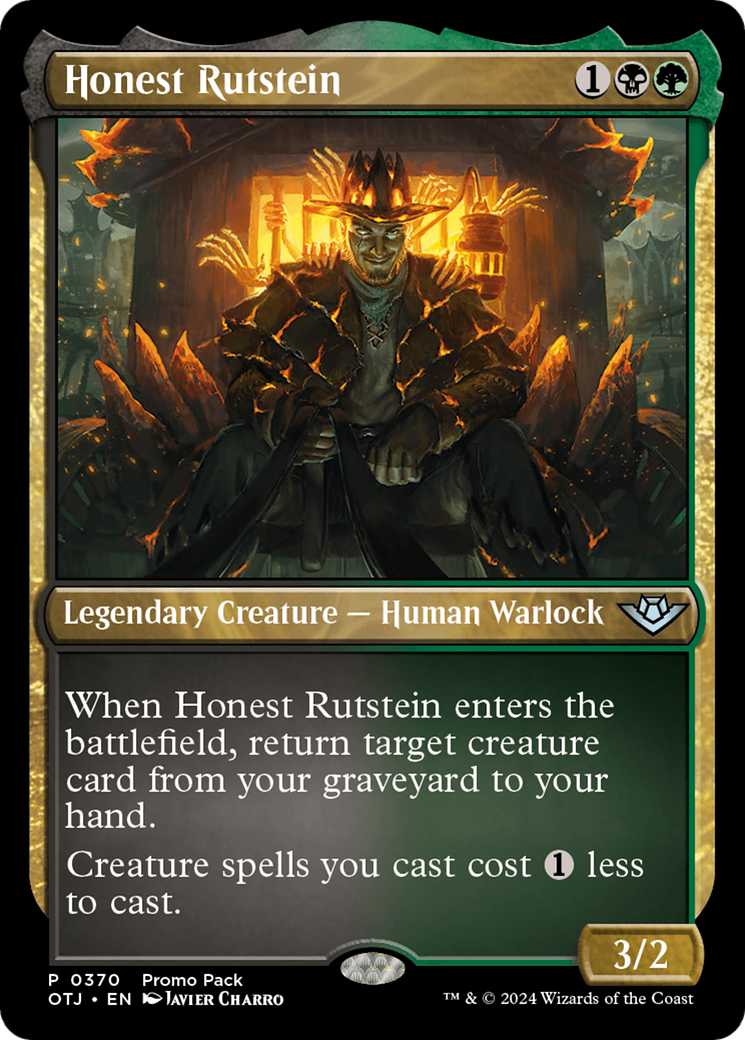 Honest Rutstein (Promo Pack) [Outlaws of Thunder Junction Promos] | Rook's Games and More