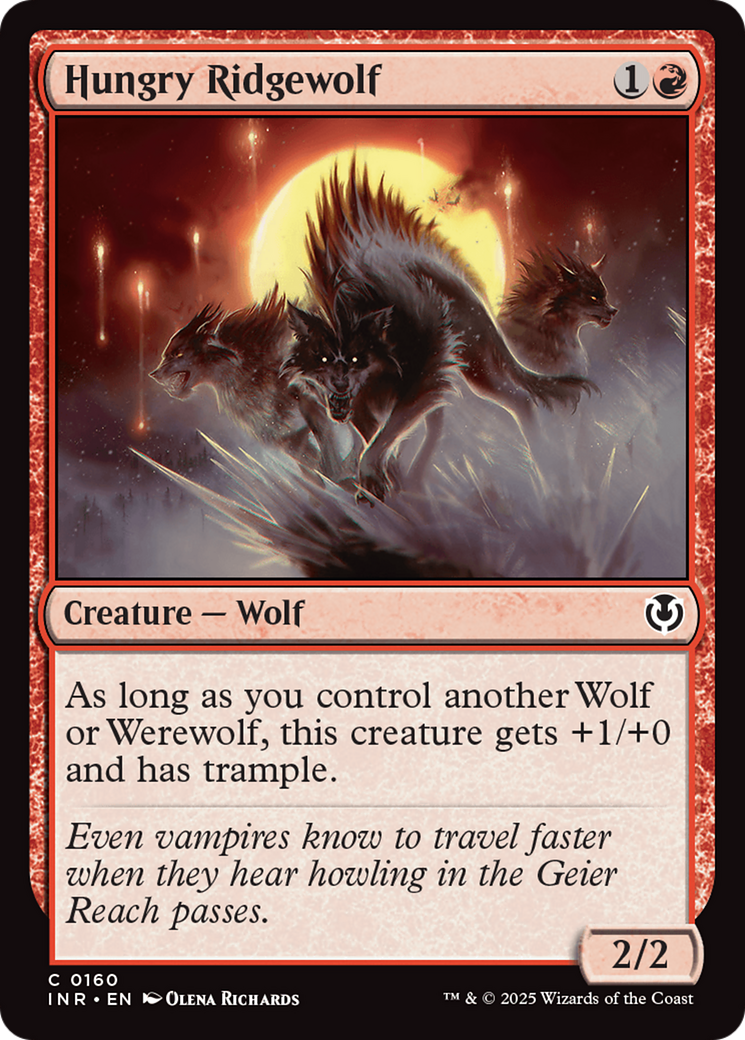 Hungry Ridgewolf [Innistrad Remastered] | Rook's Games and More