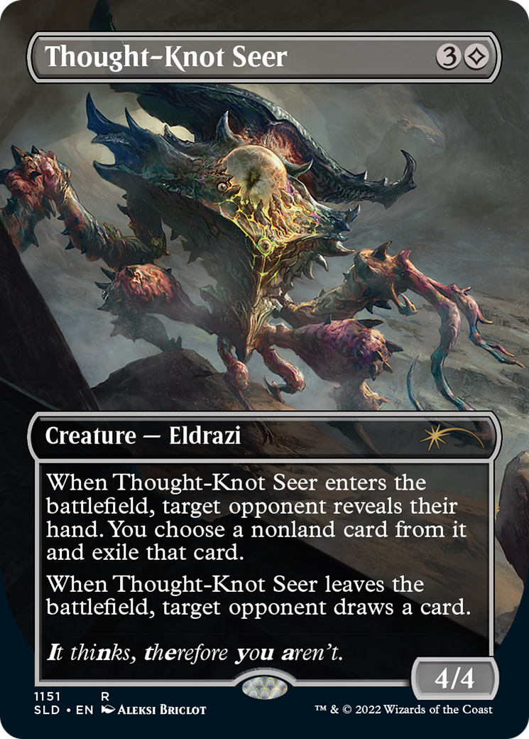 Thought-Knot Seer (1151) (Borderless) [Secret Lair Drop Series] | Rook's Games and More