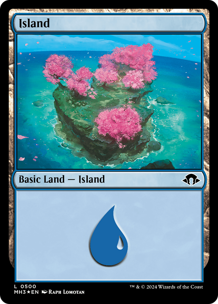 Island (0500) (Ripple Foil) [Modern Horizons 3] | Rook's Games and More