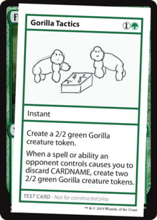 Gorilla Tactics (2021 Edition) [Mystery Booster Playtest Cards] | Rook's Games and More