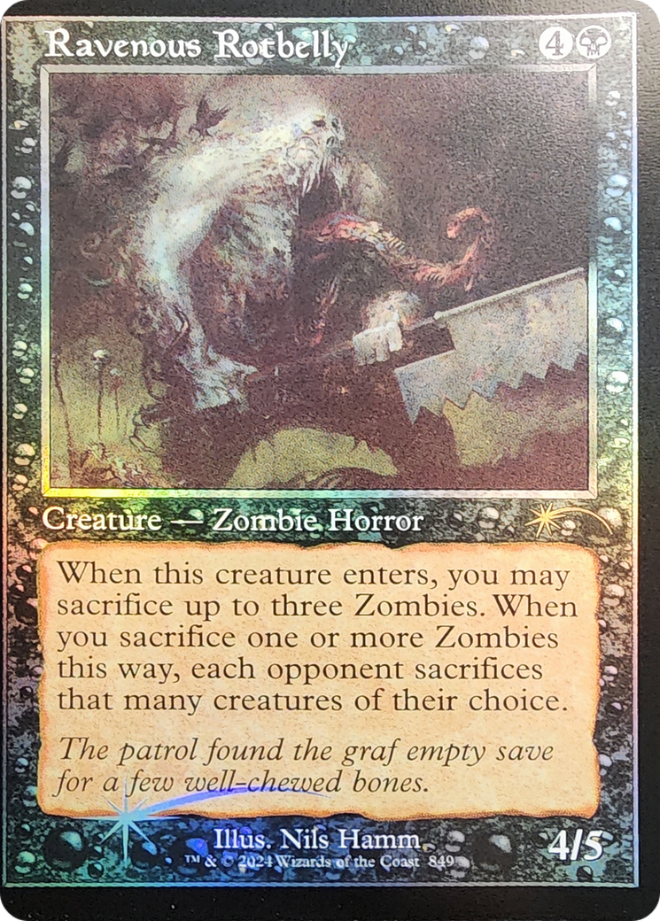 Ravenous Rotbelly (Retro Frame) [Secret Lair Drop Series] | Rook's Games and More