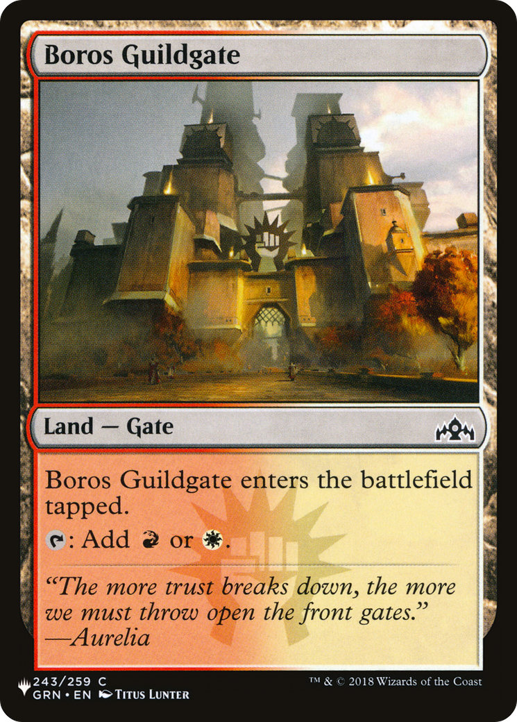Boros Guildgate [The List] | Rook's Games and More