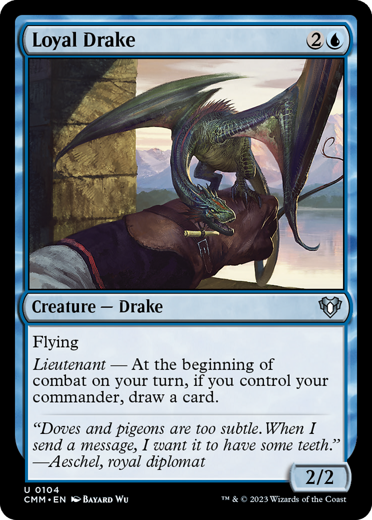 Loyal Drake [Commander Masters] | Rook's Games and More