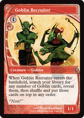 Goblin Recruiter (Future Sight) [Mystery Booster 2] | Rook's Games and More