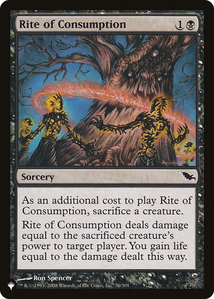 Rite of Consumption [The List] | Rook's Games and More