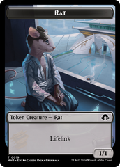 Rat // Energy Reserve Double-Sided Token [Modern Horizons 3 Tokens] | Rook's Games and More
