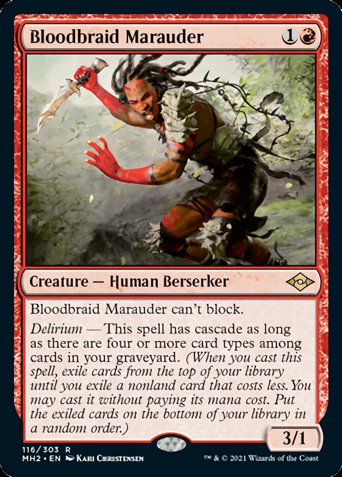 Bloodbraid Marauder [Modern Horizons 2] | Rook's Games and More