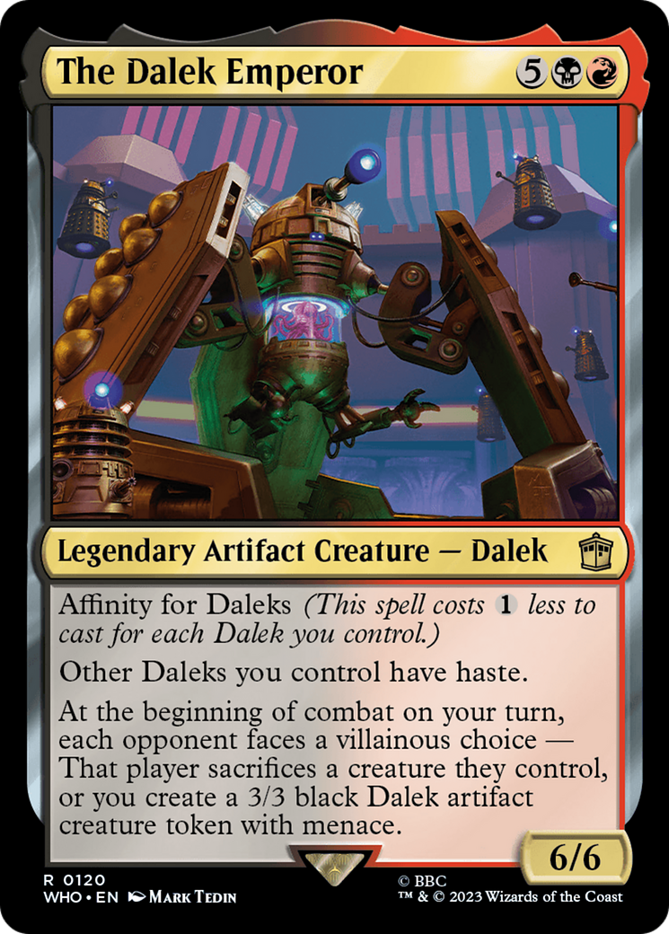 The Dalek Emperor (Extended Art) [Doctor Who] | Rook's Games and More