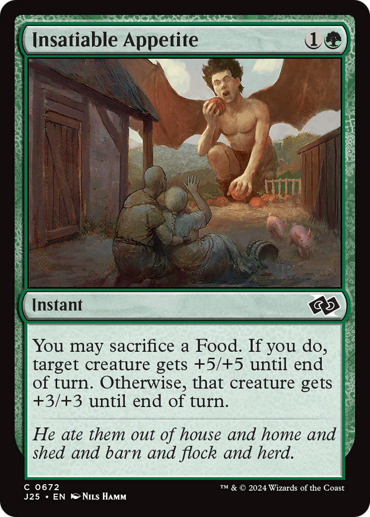 Insatiable Appetite [Foundations Jumpstart] | Rook's Games and More