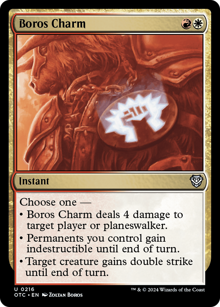 Boros Charm [Outlaws of Thunder Junction Commander] | Rook's Games and More