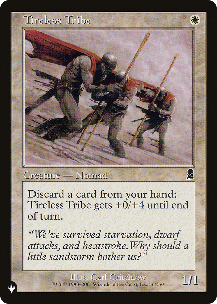 Tireless Tribe [The List Reprints] | Rook's Games and More