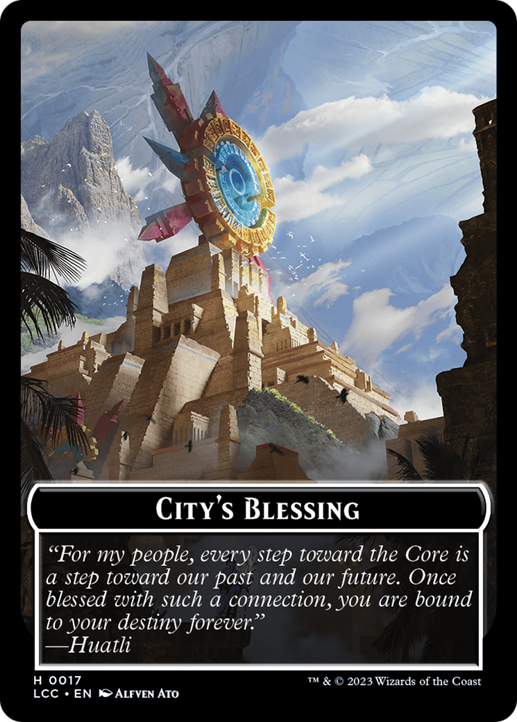 Tiny // City's Blessing Double-Sided Token [Secret Lair Drop Series] | Rook's Games and More
