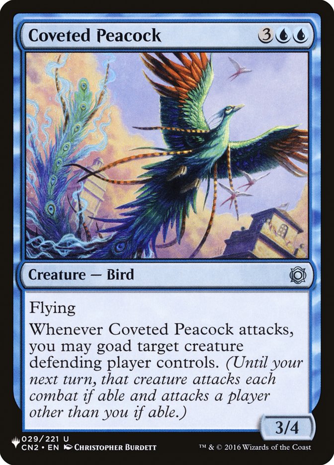 Coveted Peacock [The List] | Rook's Games and More