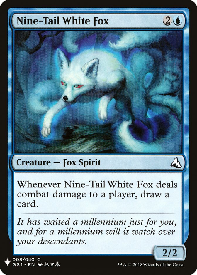 Nine-Tail White Fox [Mystery Booster] | Rook's Games and More