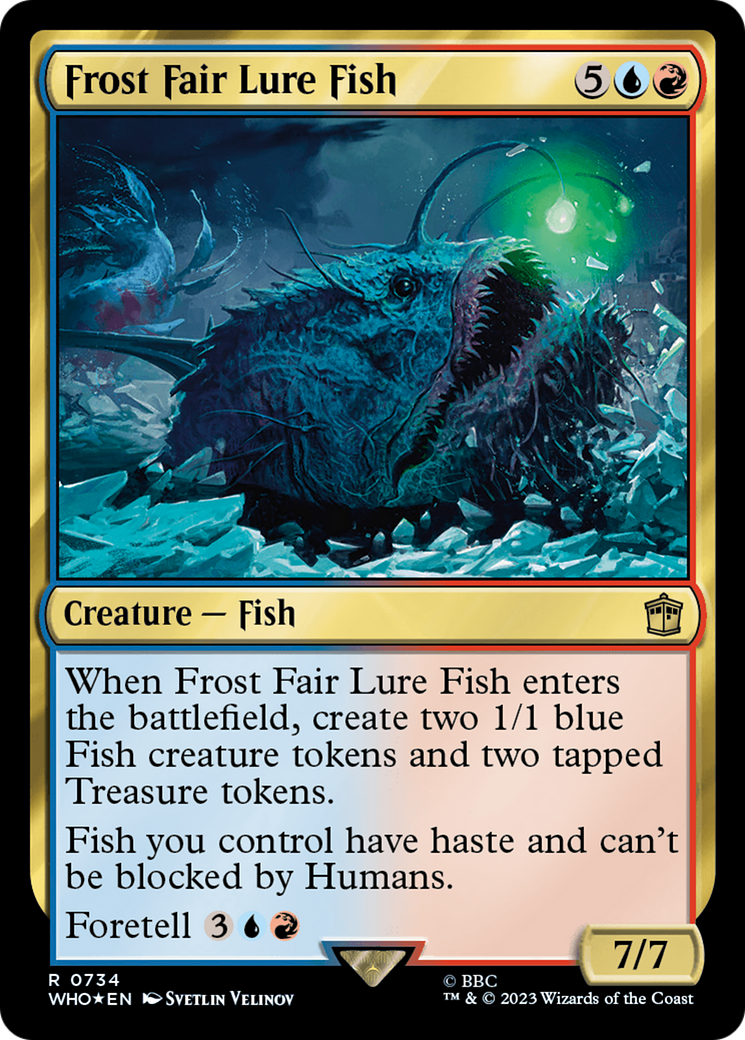 Frost Fair Lure Fish (Surge Foil) [Doctor Who] | Rook's Games and More
