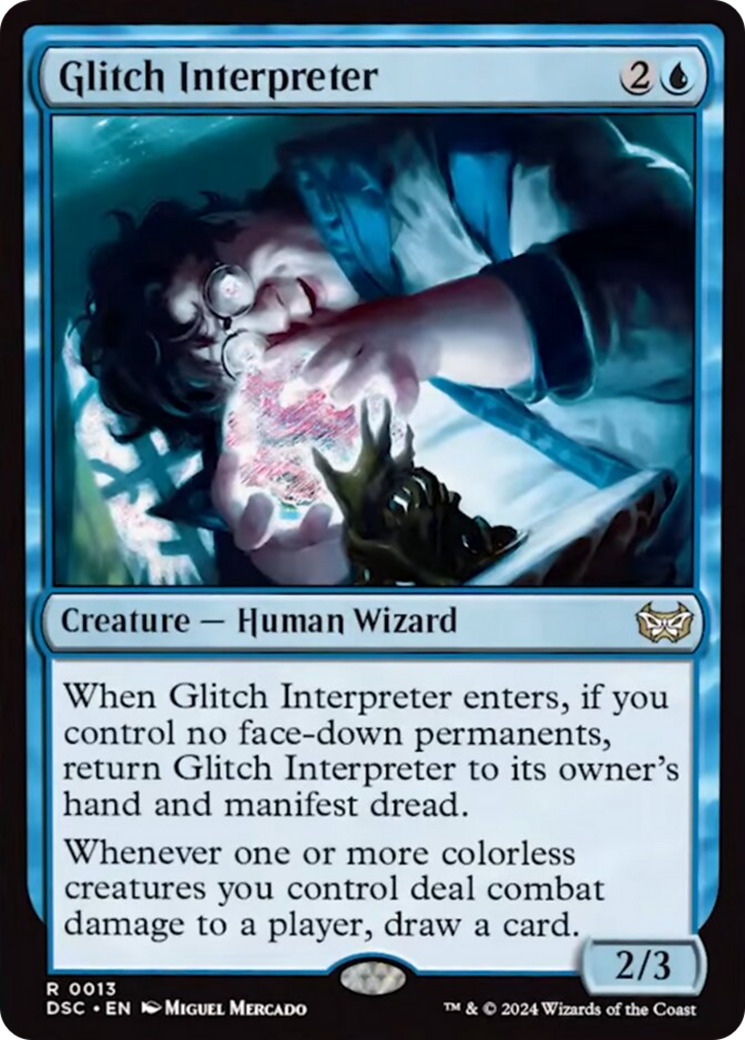 Glitch Interpreter [Duskmourn: House of Horror Commander] | Rook's Games and More