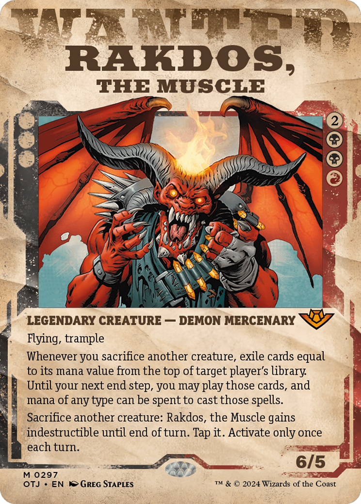 Rakdos, the Muscle (Showcase) [Outlaws of Thunder Junction] | Rook's Games and More