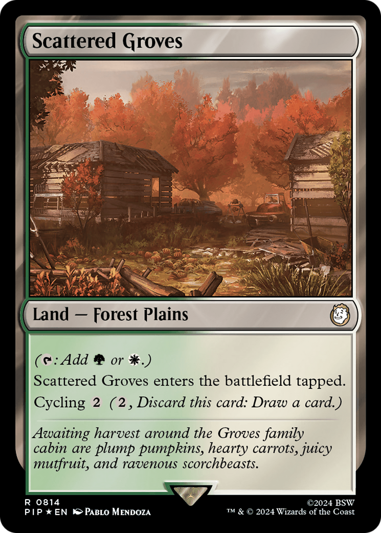 Scattered Groves (Surge Foil) [Fallout] | Rook's Games and More