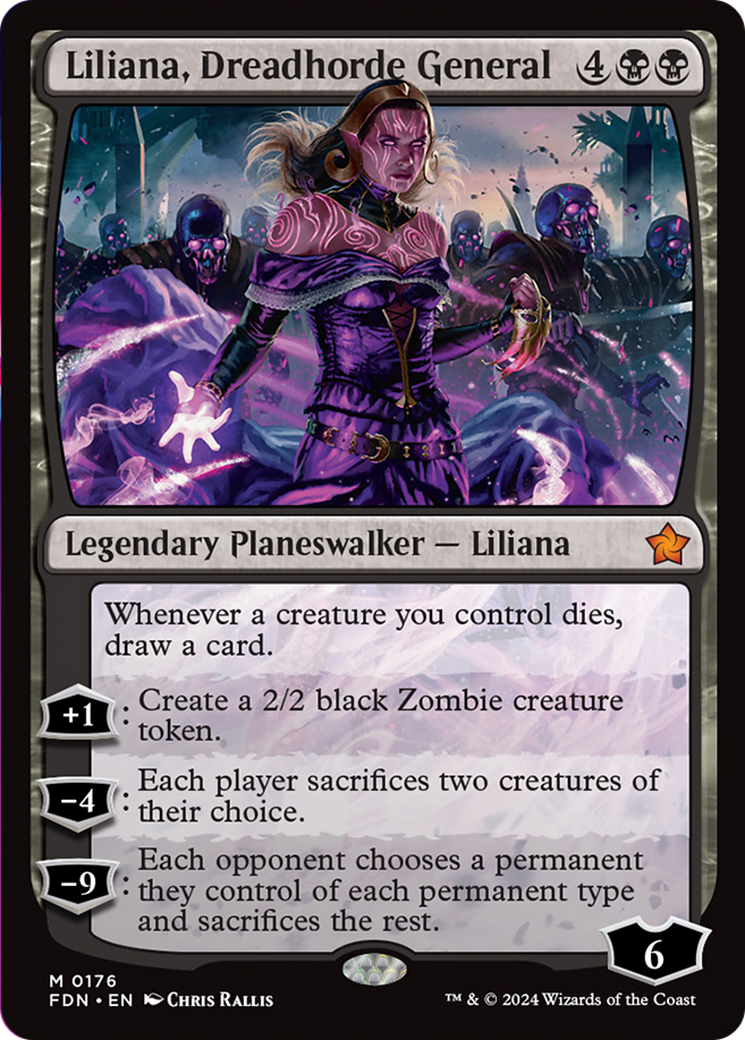 Liliana, Dreadhorde General [Foundations] | Rook's Games and More