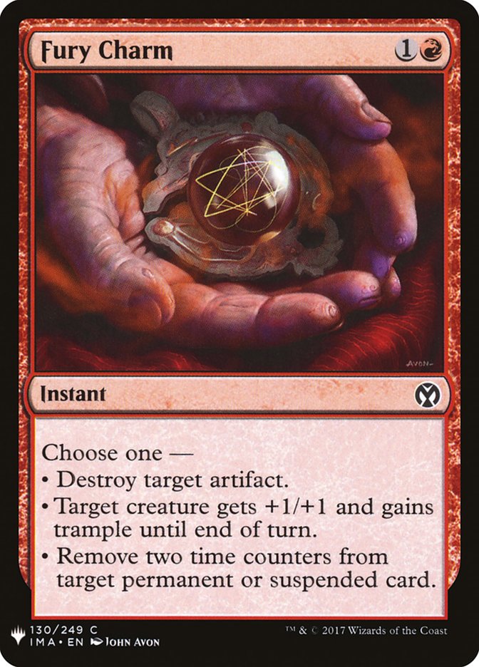 Fury Charm [Mystery Booster] | Rook's Games and More
