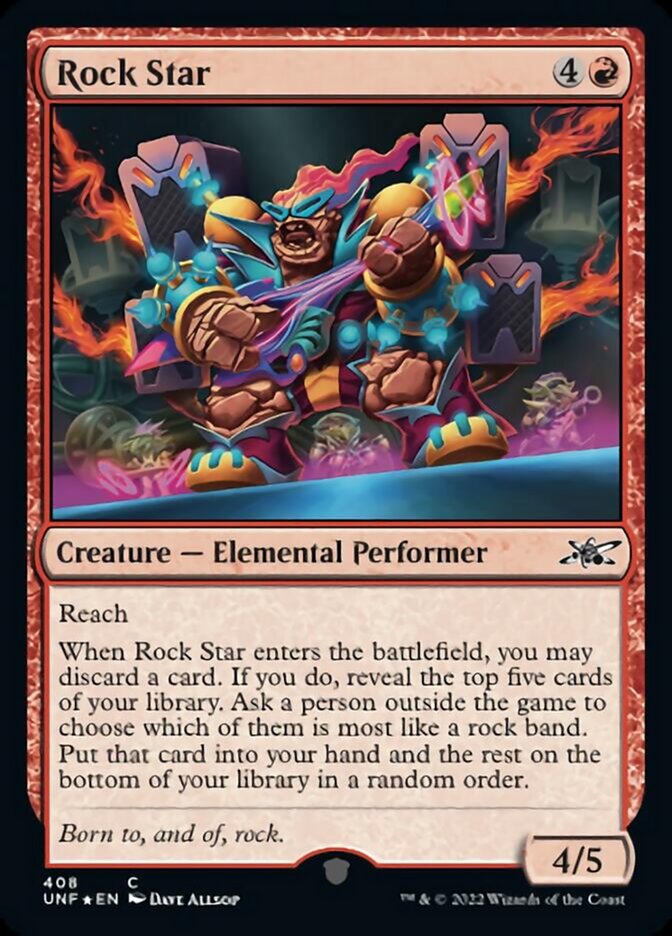 Rock Star (Galaxy Foil) [Unfinity] | Rook's Games and More