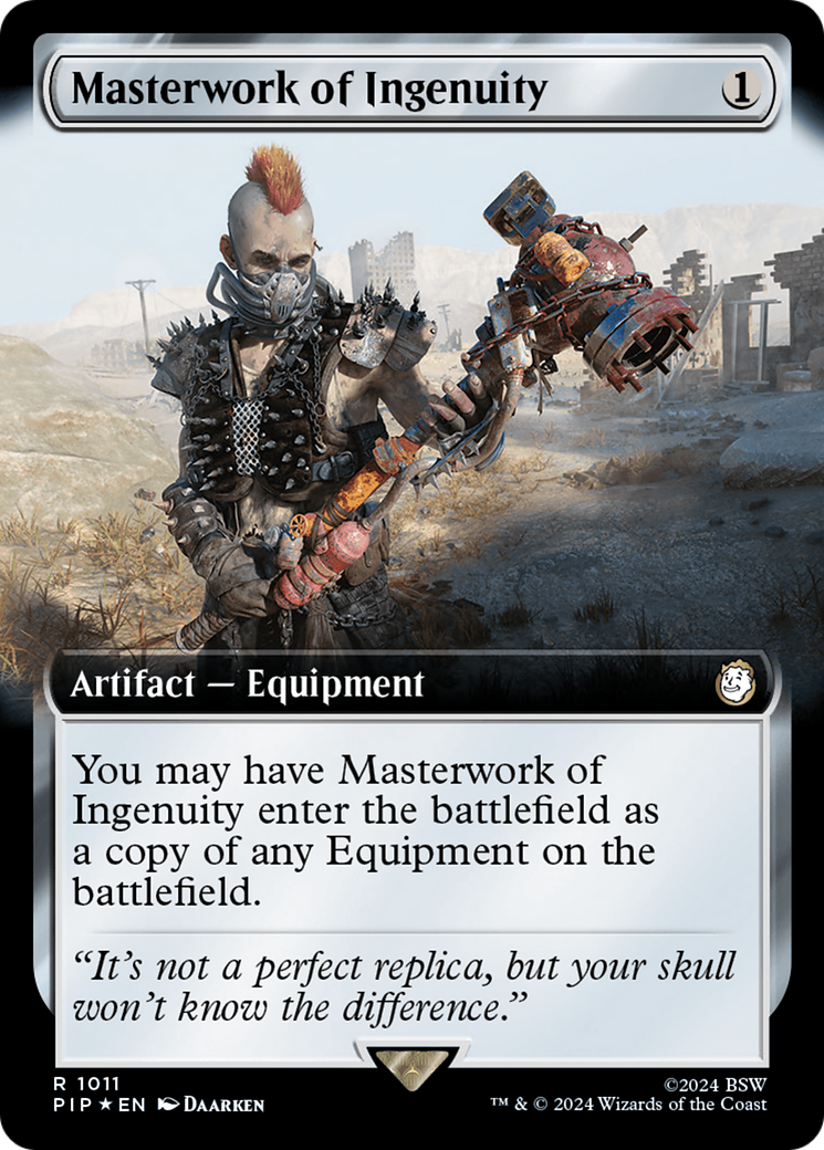 Masterwork of Ingenuity (Extended Art) (Surge Foil) [Fallout] | Rook's Games and More