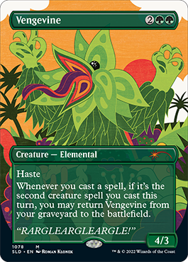 Vengevine (Borderless) [Secret Lair Drop Series] | Rook's Games and More