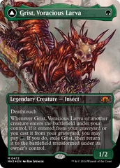 Grist, Voracious Larva // Grist, the Plague Swarm (Borderless) (Textured Foil) [Modern Horizons 3] | Rook's Games and More