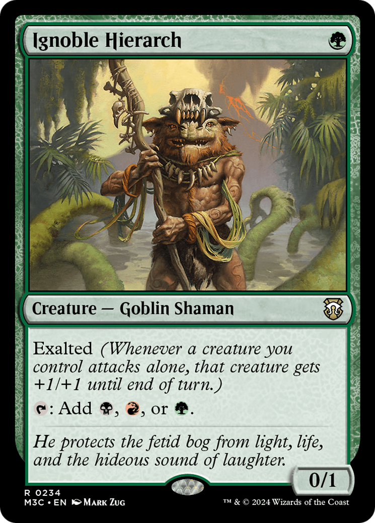 Ignoble Hierarch [Modern Horizons 3 Commander] | Rook's Games and More