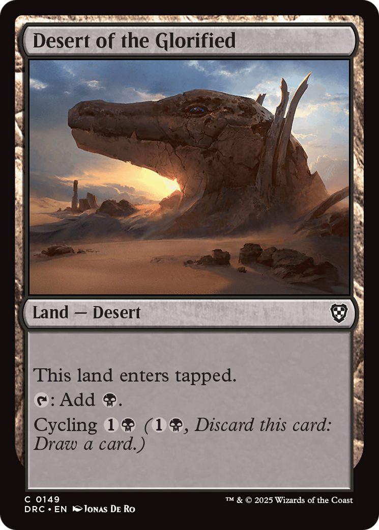 Desert of the Glorified [Aetherdrift Commander] | Rook's Games and More