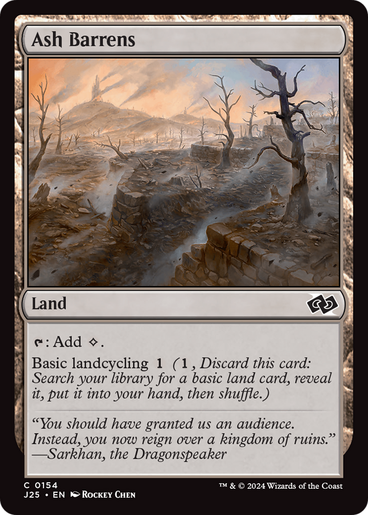 Ash Barrens [Foundations Jumpstart] | Rook's Games and More