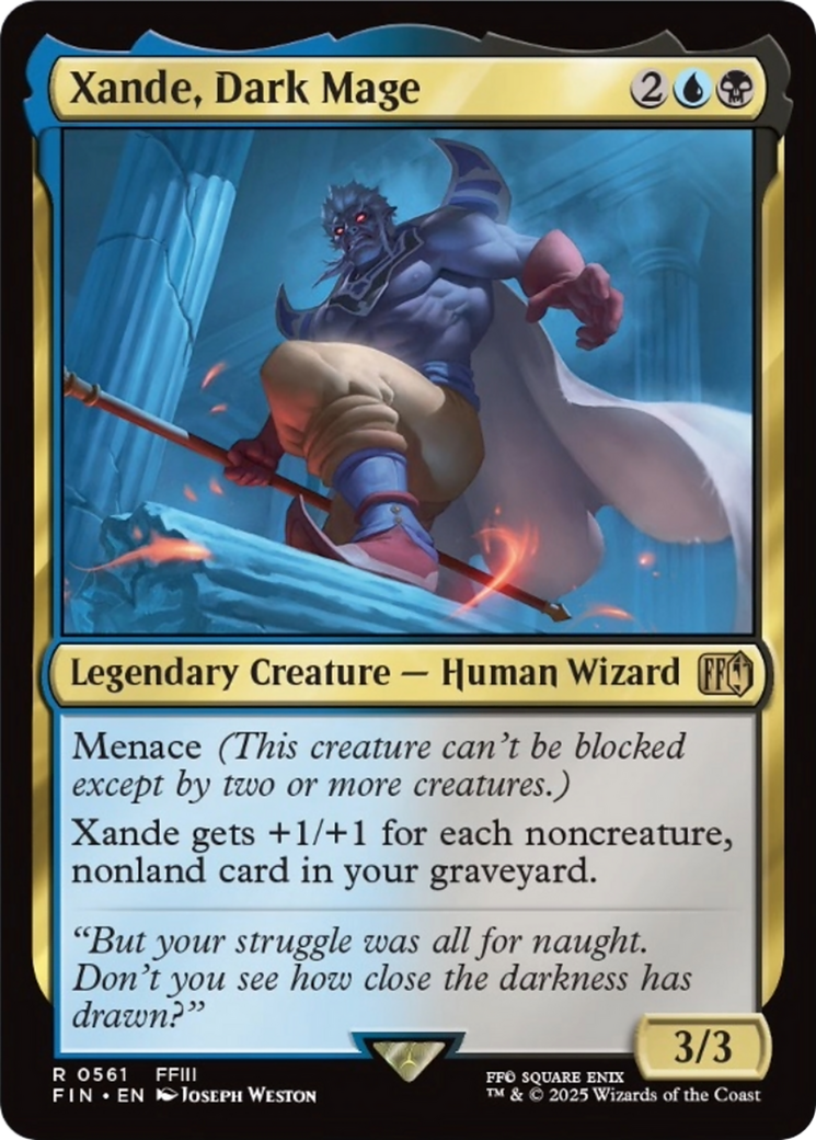 Xande, Dark Mage [FINAL FANTASY] | Rook's Games and More