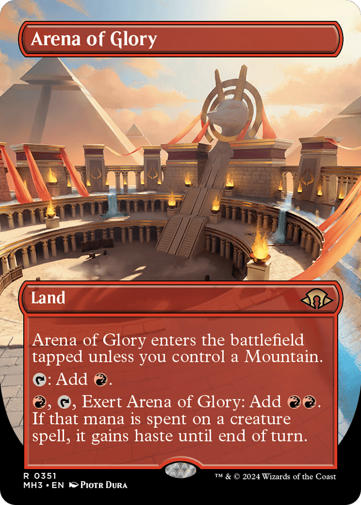 Arena of Glory (Borderless) [Modern Horizons 3] | Rook's Games and More