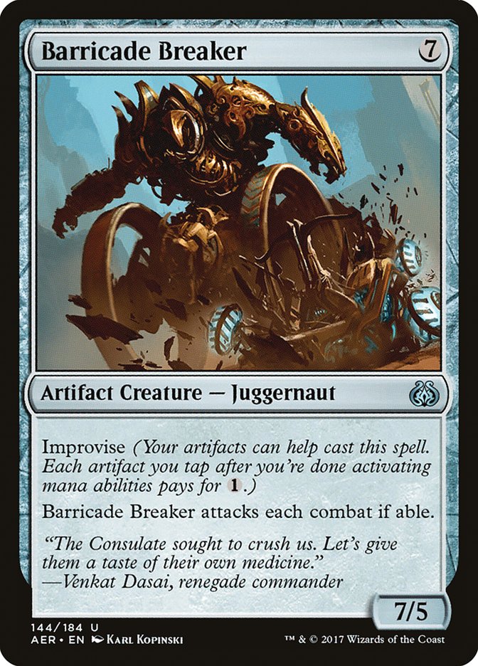 Barricade Breaker [Aether Revolt] | Rook's Games and More