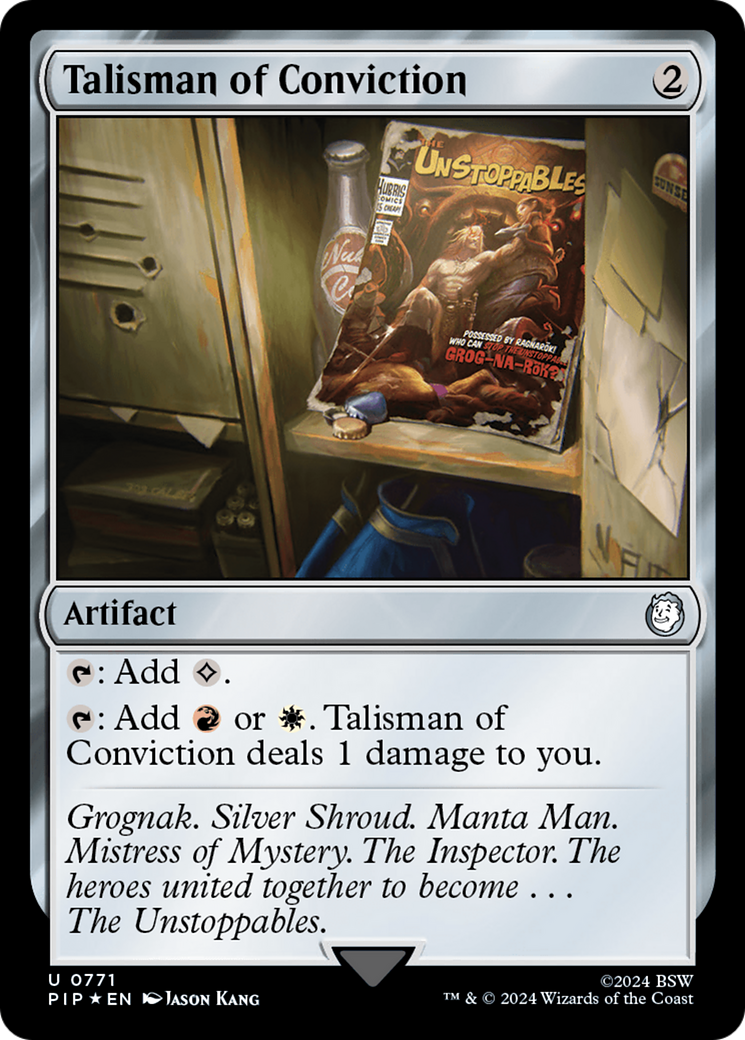 Talisman of Conviction (Surge Foil) [Fallout] | Rook's Games and More