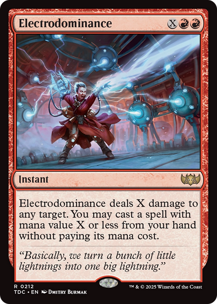 Electrodominance [Tarkir: Dragonstorm Commander] | Rook's Games and More