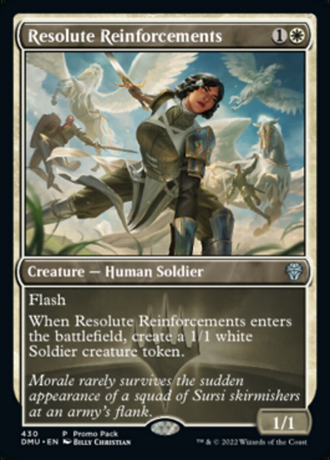 Resolute Reinforcements (Promo Pack) [Dominaria United Promos] | Rook's Games and More