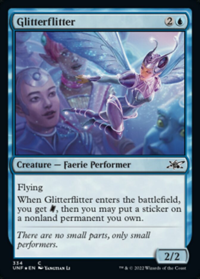Glitterflitter (Galaxy Foil) [Unfinity] | Rook's Games and More